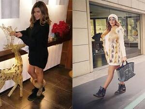 تتمتع أمل بوشوشة بأناقة ملفتة للغاية في شهور حملها