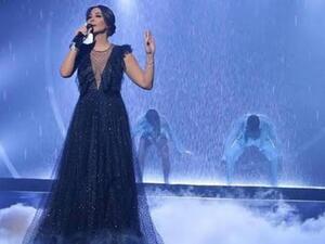 إطلالة إليسا باللون الأسود في برنامج "رقص النجوم "‎