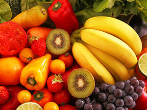 تتمثل المصادر الغنية بالبوتاسيوم في الخضروات والفواكه

