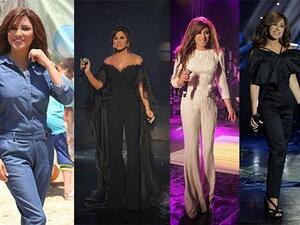 نجوى كرم اختارت الجمبسوت لإطلالاتها بشكل متزايد في الفترة الأخيرة