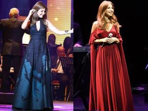 نانسي عجرم تتألق بفساتين حملت توقيع "إيلي صعب"