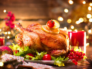 يحتوي الديك الرومي على الزنك الذي يقوي المناعة ويساعد النمو السليم

