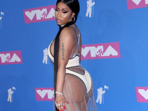 Nicki wowed crowds during her opening number at the MTV European Music Awards (Source: Tinseltown - Shutterstock)