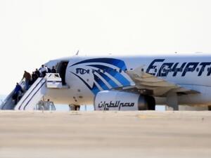 EgyptAir passengers leave the aircraft. (AFP/File)