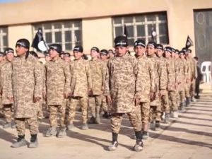 An image depicting Daesh child soldiers. (Twitter)