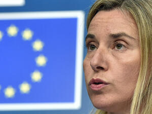 The EU foreign policy chief Federica Mogherini. (AFP/John Thys)