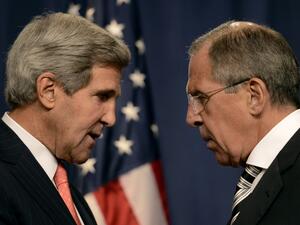 US Secretary of State John Kerry and his Russian counterpart Sergei Lavrov. (AFP/File)