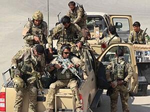 Afghan forces arrive at airport as they relaunch counter-offensive to retake Kunduz city from Taliban insurgents. (AFP/File) 