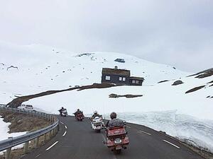 Five Emirati friends say they have become the first UAE nationals to reach Nordkapp in the Arctic Circle on motorbike. (Image Credit: Abdullah Al Hamer)