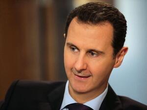 Syrian President Bashar al-Assad speaks to AFP in Damascus on February 11, 2016. (AFP/File)