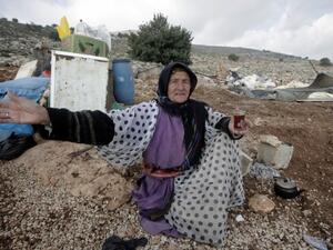 UN figures show that demolitions in the Jordan Valley more than doubled in 2013, with Palestinians caught between Israeli army firing ranges and bulldozers. (AFP/File)