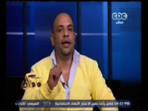 Taymour Al Subki made the inflammatory comments on live TV, causing chaos throughout Egypt. (Twitter)