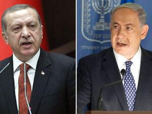Turkish president Erdogan (L) and Israeli Prime Minister (R). (File photo)