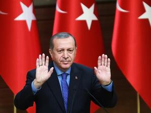 President Recep Tayyip Erdogan will initiate the Yes campaign with a series of meetings in southern Kahramanmaras province on Friday. (AFP/File)