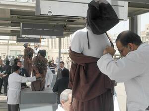 The executions are the first since March 2013, when three men - a Saudi, a Pakistani, and a Kuwaiti without citizenship - were hanged for murder. (AFP/Yasser Al Zayat)