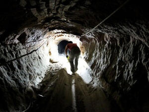Since the 2013 military coup against President Mohamed Morsi, Egyptian authorities have cracked down on the tunnels along border with the Palestinian territory. (AFP/File)