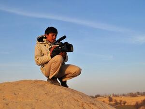 Hassan Nazeri, from central Afghanistan, is an assistant professor of film. He now lives in Germany. He had to lie to Greek coastguards that he was Tibetan to avoid being pushed back to Turkey. (Twitter/Fight for Life) Hassan Nazeri, from central Afghanistan, is an assistant professor of film. He now lives in Germany. He had to lie to Greek coastguards that he was Tibetan to avoid being pushed back to Turkey. (Twitter/Fight for Life)