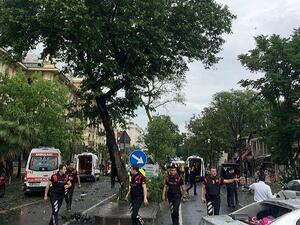 The NTV broadcaster said the explosion occurred as a police vehicle was passing the area.(AFP/File)