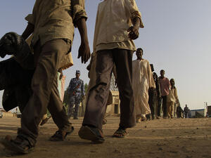 The report said that the "concentration camp-like" conditions in the "private prisons" were documented by credible photos and videos shot with mobile phones. (AFP/File)