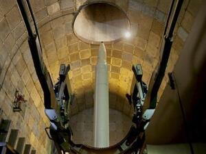 Missile is seen inside an underground depot in an undisclosed location in Iran. (File photo)