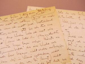 The library said in a statement that some of the material it will receive includes Kafka's handwritten correspondence with Brod, his Paris journals, drawings, and many of Brod's letters to Kafka. (Courtesy photo)