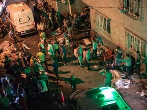 Ambulances arrive at the site of an explosion on August 20, 2016 in Gaziantep. (AFP/File)