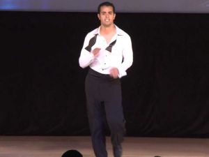Screengrab of Joshua Soto, World Latin Dance Cup 2012 Soloist Men Semi Finals. (YouTube)