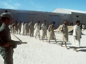 Mauritanian soldier guards Polisario Front rebels. (AFP/File) Mauritanian soldier guards Polisario Front rebels. (AFP/File)