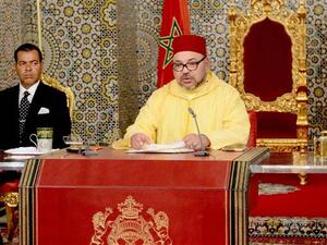This handout picture released on July 30, 2016 shows Moroccan King Mohammed VI. (AFP/File)