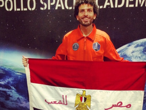 Samra is the first Egyptian and the youngest person in history to achieve this combination, known as the "Explorer's Grand Slam". (Twitter)