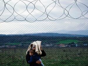 A refugee mother with child somewhere in Europe. (AFP/File)