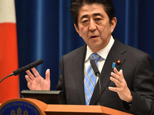 Japanese Prime Minister Shinzo Abe plans to visit Iran in August around the same time as his visit to Kenya. (AFP/File)