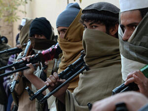 The Taliban and Daesh, prohibited in many countries including the United States and Russia, are in direct competition and conflicting with one another in Afghanistan, according to UN Secretary-General Special Representative Nicholas Haysom. (AFP/Noorullah Shirzada)