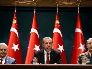 The Turkish presidential office. (AFP/Yasin Bulbul)