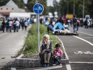 Refugees in Greece, Iraq, the island of Nauru, and on the Syria-Jordan border are "in dire need of a home," while others in countries such as Kenya and Pakistan face "growing harassment from governments," Amnesty said in its report. (AFP/Armend Nimani)