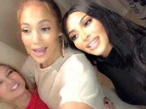 كيم كارداشيان وجينيفر لوبيز