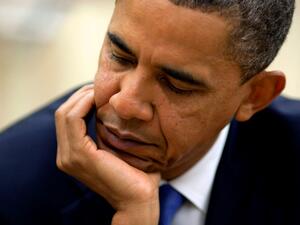 رئيس الولايات المتحدة الأمريكية باراك اوباما