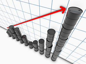 The price of Brent crude oil has reached a new high by surpassing $65 per barrel, its highest level since mid-2015. (File photo)