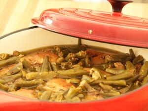 البامية من الخضروات المفيدة للحمل بسبب احتوائها على على حامض الفوليك
