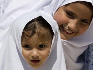 طفلتان فلسطينيتان في الضفة الغربية