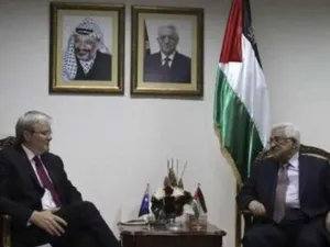 عباس يلتقي ميتشل في رام الله
