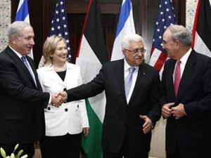  نتنياهو وكلينتون وعباس وميتشل في شرم الشيخ يوم الثلاثاء

