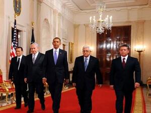 المشاركين في القمة الخماسية التي عقدت في البيت الأبيض