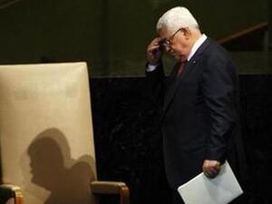 الرئيس الفلسطيني محمود عباس في طريقه لالقاء كلمته امام الامم المتحدة الاسبوع الماضي