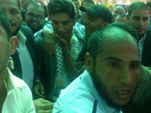 استقبال الابطال لمحمد عساف في غزة