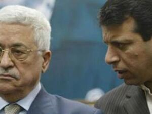 دحلان في حديث هامس مع الرئيس الفلسطيني