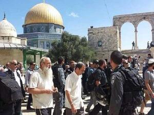 مستوطنون في ساحات المسجد الأقصى/ ارشيفية