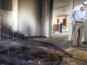 مستوطنون يحرقون مسجدا في قرية قصرة جنوبي نابلس ويكتبون شعارات مسيئة للرسول صلى الله عليه وسلم