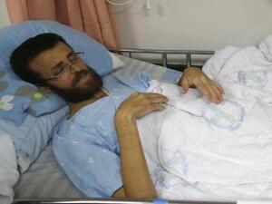 الاسير محمد القيق والمضرب عن الطعام منذ 89 يوما