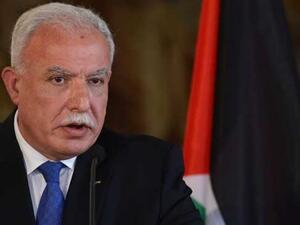 وزير الخارجية الفلسطيني، رياض المالكي